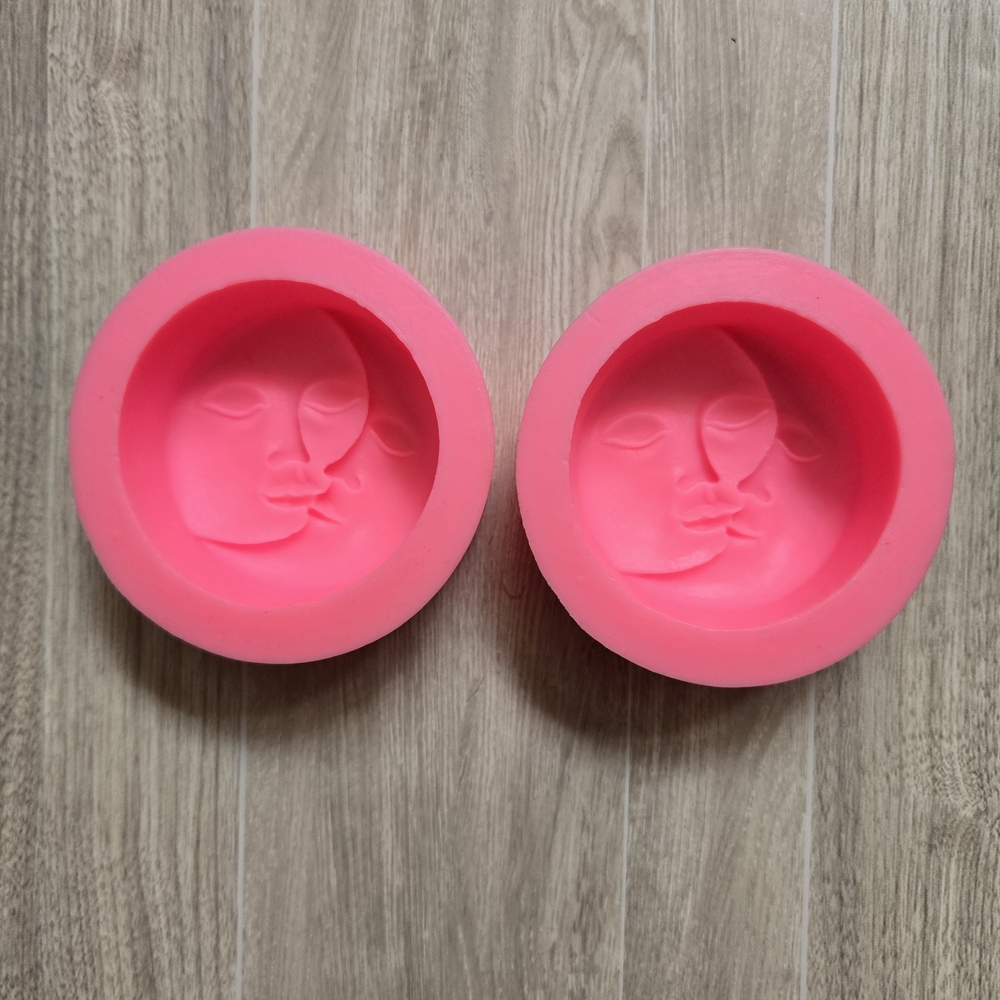 Celestial Sun Moon Silicone Mold Soap Making Resin Casting Candle Wax DIY Crafts